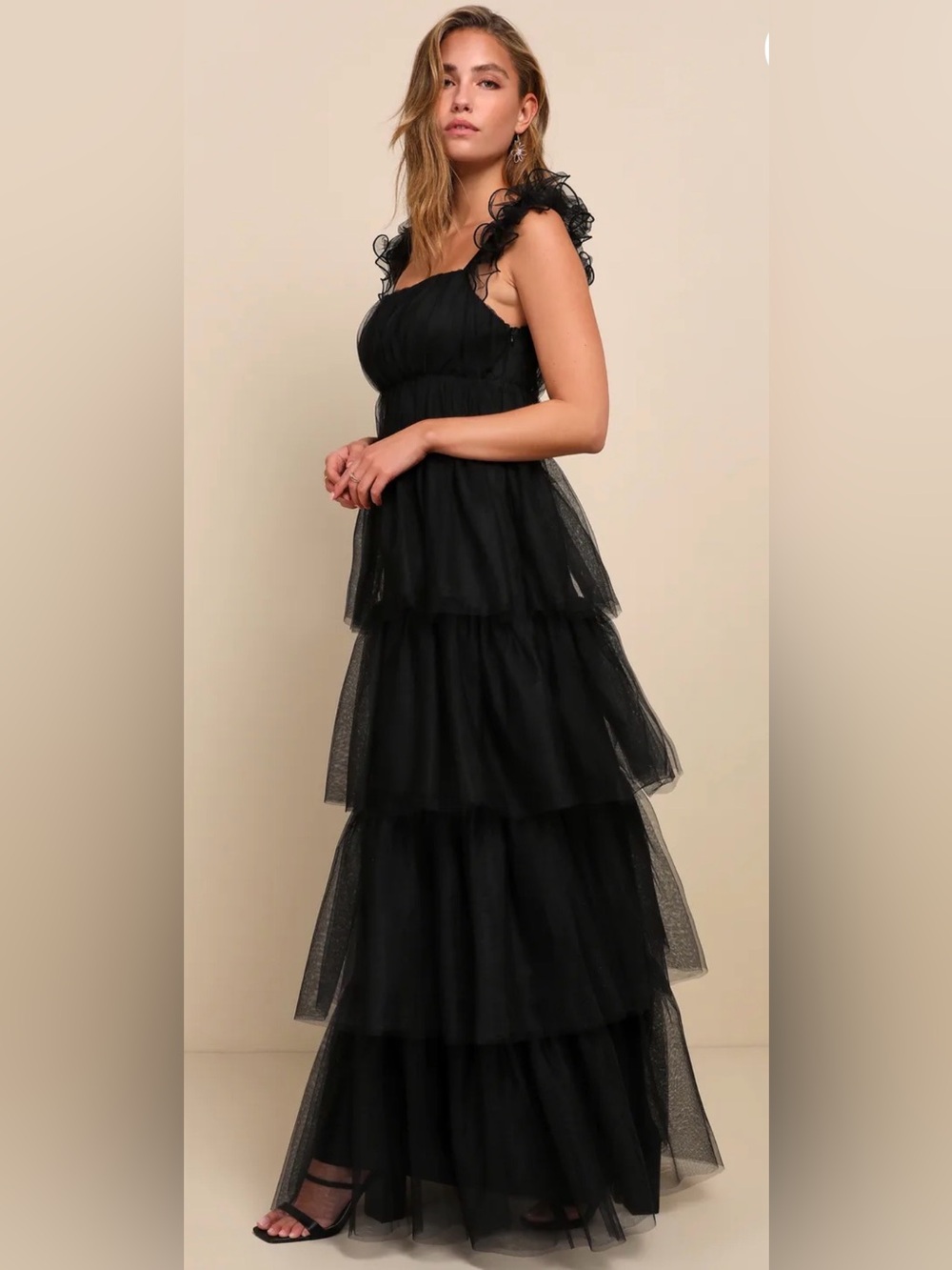 Lulu’s Tulle for Love Maxi Dress